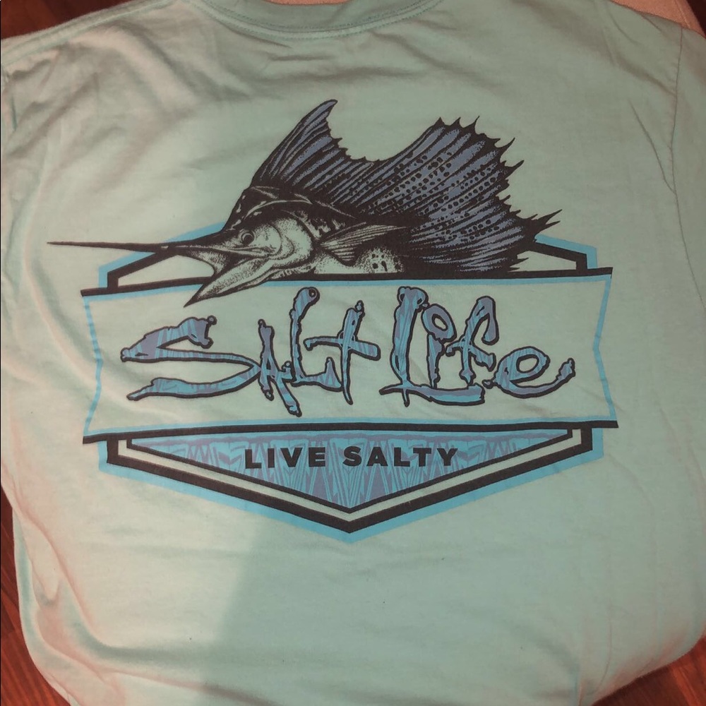 Salt life fitted T-shirt
